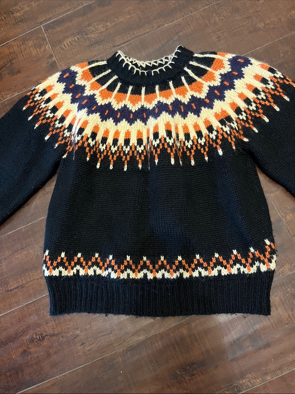 DOEN Beloved Fair Isles Sweater in VG Preloved Condition
